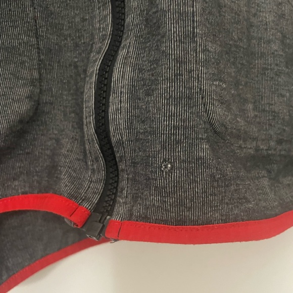 Nike Ohio State OSU Buckeye Full Zip Hoodie - Gray, Black, Scarlet Red - Medium - Picture 5 of 6